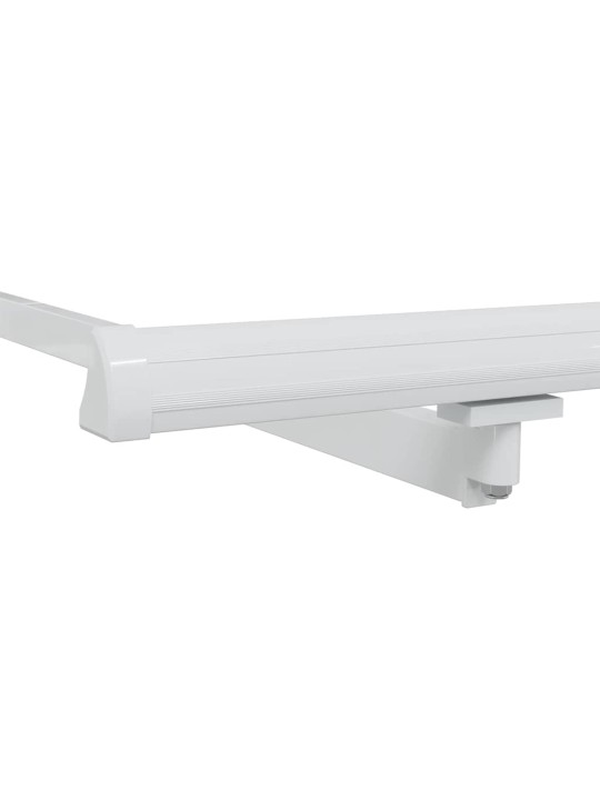Markīze manuāls balts 4 × 3,5 m metāla