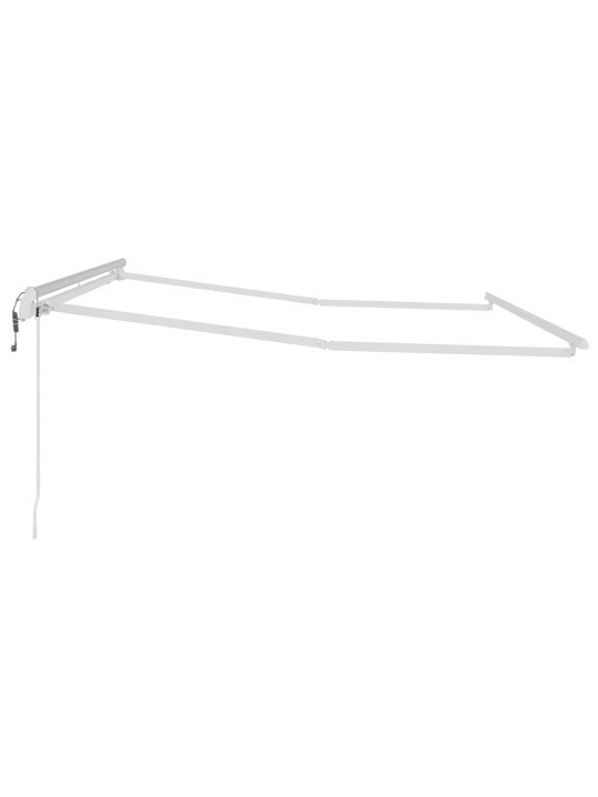 Markīze manuāls balts 3 x 2,5 m metāla