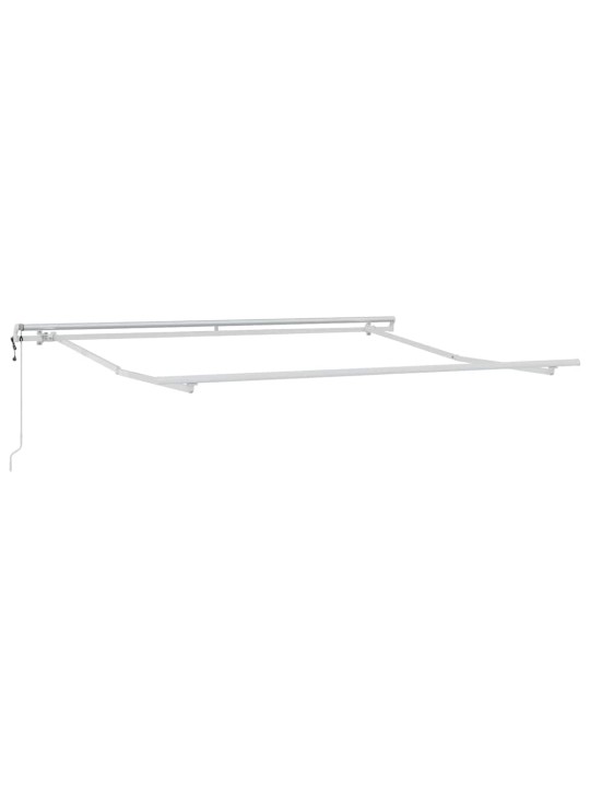 Markīze manuāls balts 3,5 x 2,5 m metāla
