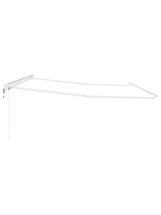 Markīze manuāls balts 5 x 3 m metāla