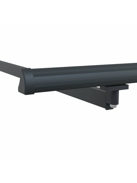 Markīze manuāls antracīts 4 × 3 m metāla