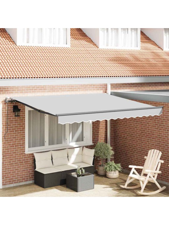 Markīze manuāls antracīts 3 x 2,5 m metāla