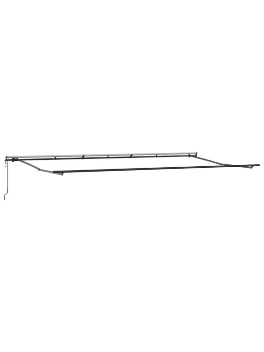 Markīze manuāls antracīts 6 x 3 m metāla