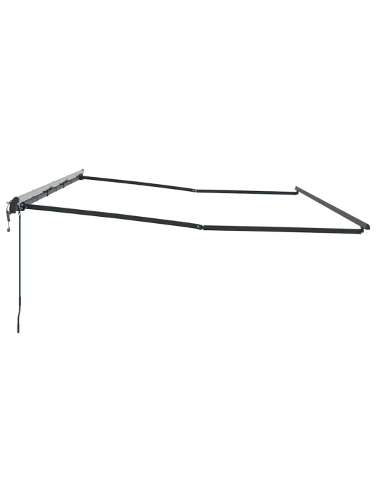 Markīze manuāls antracīts 6 x 3 m metāla