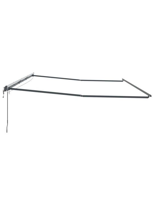 Markīze ar antracīts 6 x 3 m metāla