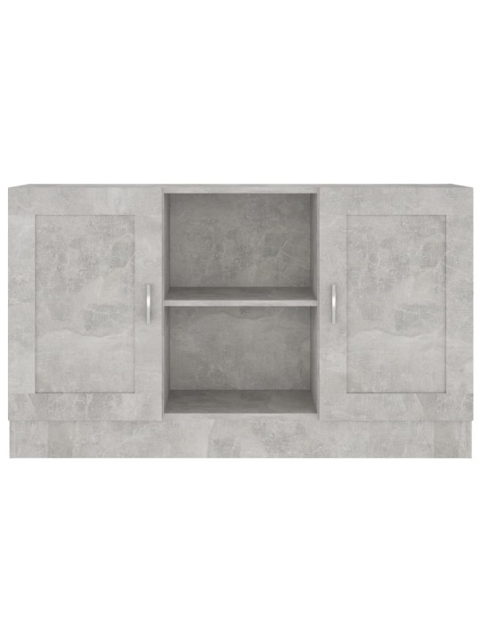 Kumode, betona pelēka, 120x30,5x70 cm, inženierijas koks
