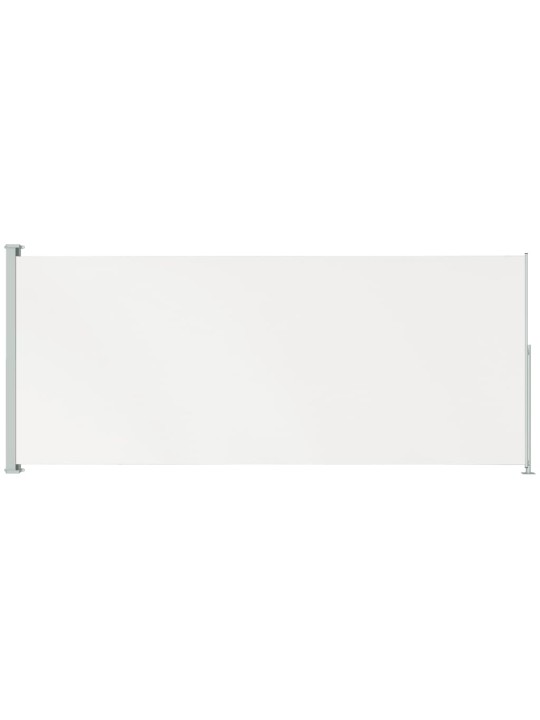 Izvelkama sānu markīze, krēmkrāsas, 180x500 cm