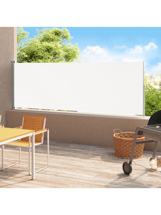 Izvelkama sānu markīze, krēmkrāsas, 200x500 cm