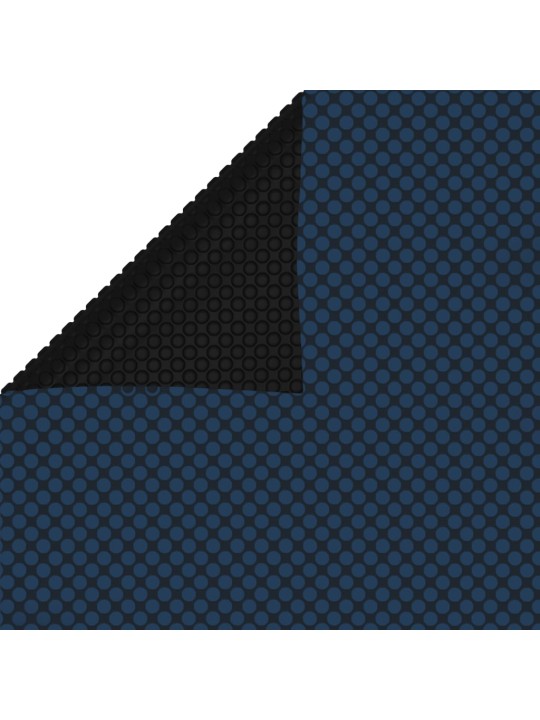 Baseina pārklājs, solārs, peldošs, 1000x600 cm, melns, zils pe