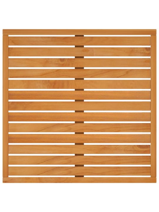 Dārza galds, 68,5x68,5x24 cm, akācijas masīvkoks