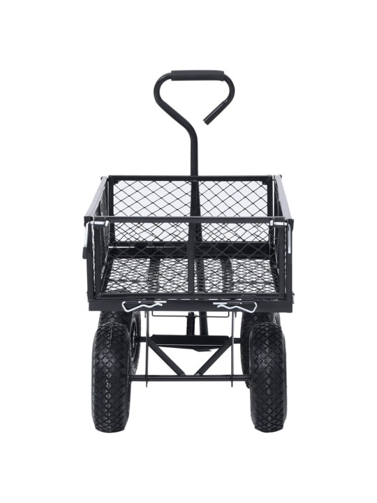 Dārza ratiņi, melni, 250 kg