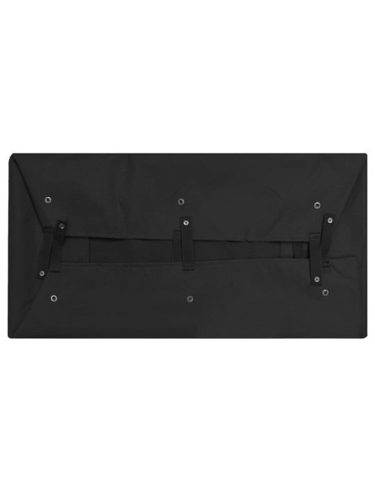 Dārza ratu audums, 81x41x21 cm, melns audums