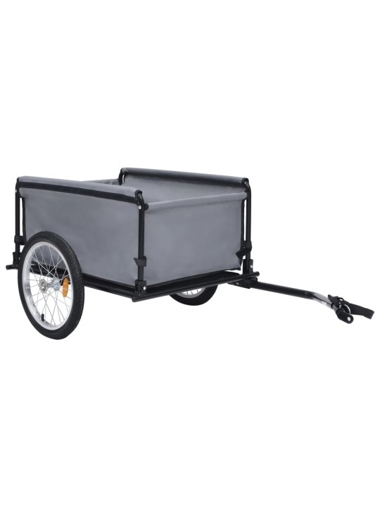 Velosipēda piekabe, 65 kg, melna ar zilu
