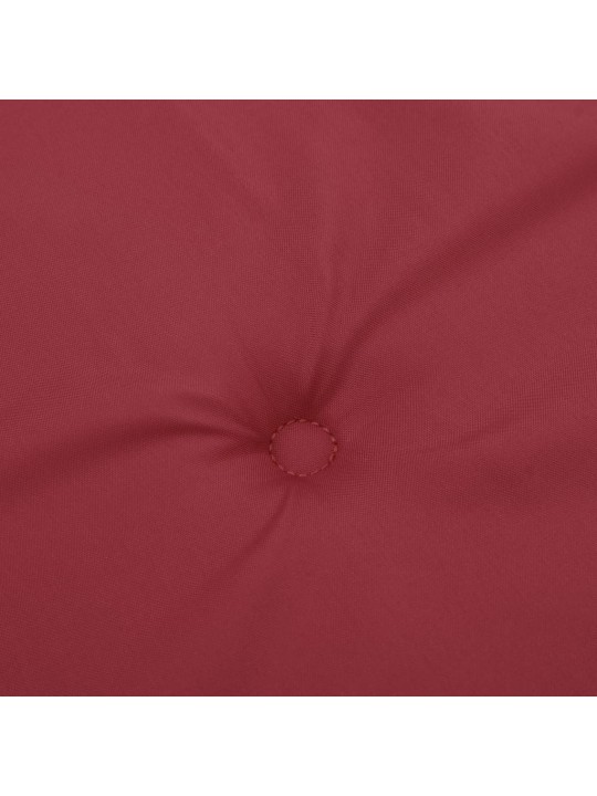Dārza sola matracis, 120x50x4 cm, audums, vīnsarkans