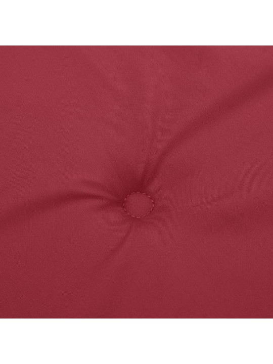 Dārza sola matracis, 180x50x3 cm, audums, vīnsarkans