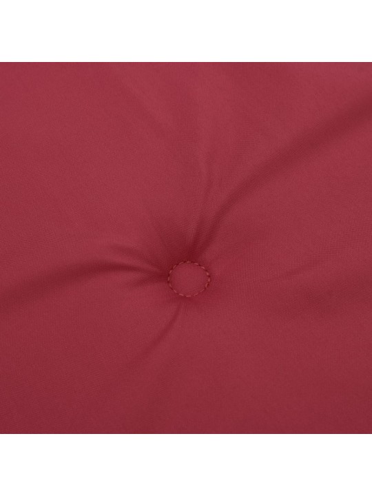 Dārza sola matracis, 200x50x4 cm, audums, vīnsarkans