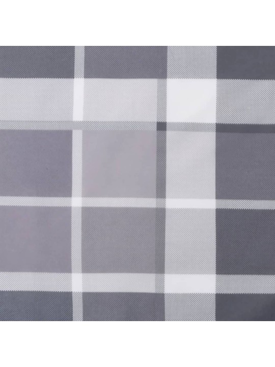 Dārza krēslu spilveni, 6 gab., pelēki četrstūri, 120x50x3 cm