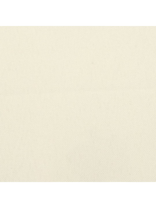Dārza krēslu spilveni, 6 gab., krēmkrāsas, 100x50x3 cm, audums