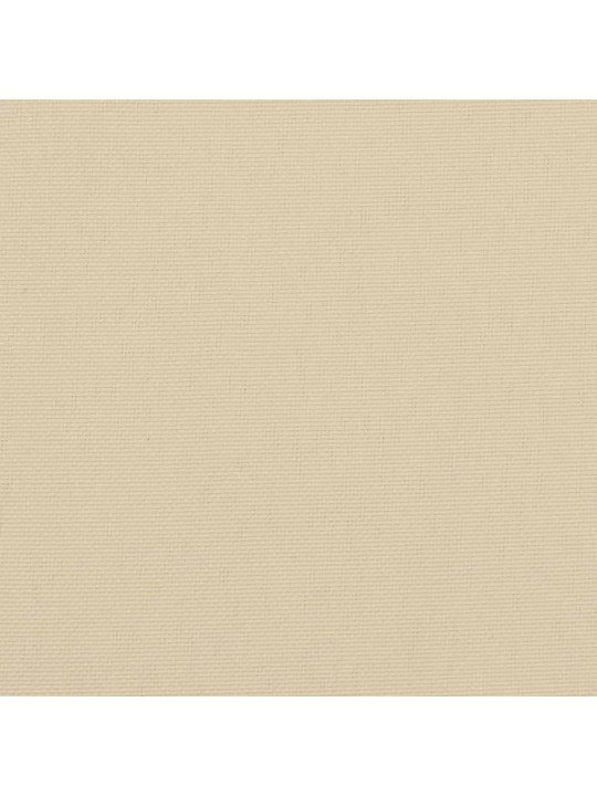 Dārza krēslu spilveni, 6 gab., bēši, 100x50x3 cm, audums