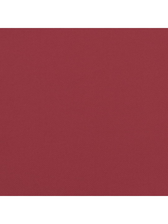Dārza krēslu spilveni, 4 gab., vīnsarkani, 100x50x3 cm, audums
