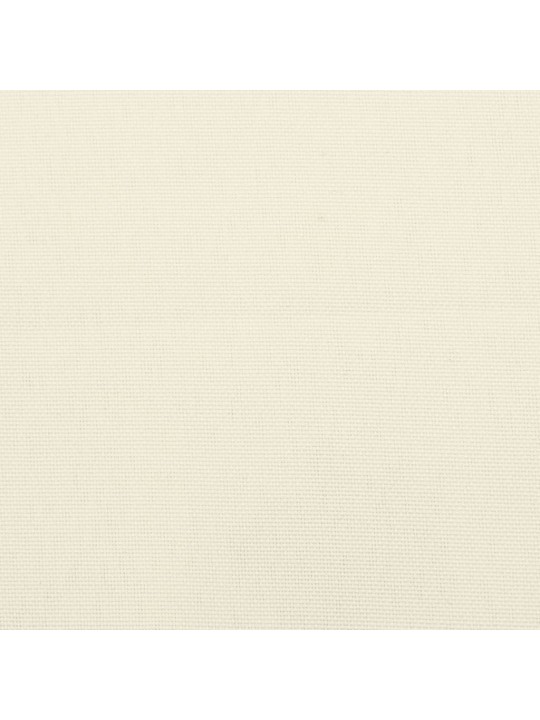 Sauļošanās krēsla matracis, 200x60x3 cm, audums, krēmkrāsas