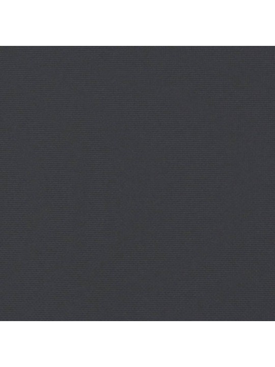 Sauļošanās krēsla matracis, 200x60x3 cm, audums, melns