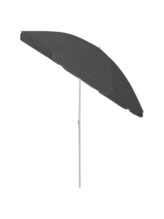 Pludmales saulessargs, 240 cm, antracītpelēks