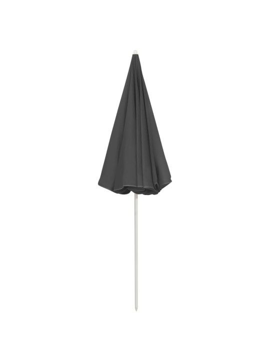 Pludmales saulessargs, 240 cm, antracītpelēks
