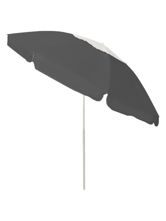 Pludmales saulessargs, 240 cm, antracītpelēks