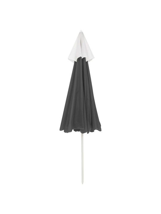 Pludmales saulessargs, 240 cm, antracītpelēks