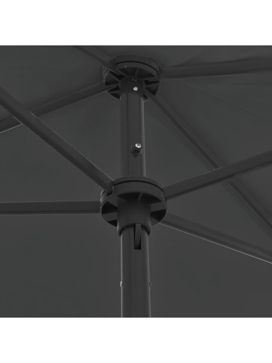 Pludmales saulessargs, 180x120 cm, antracītpelēks