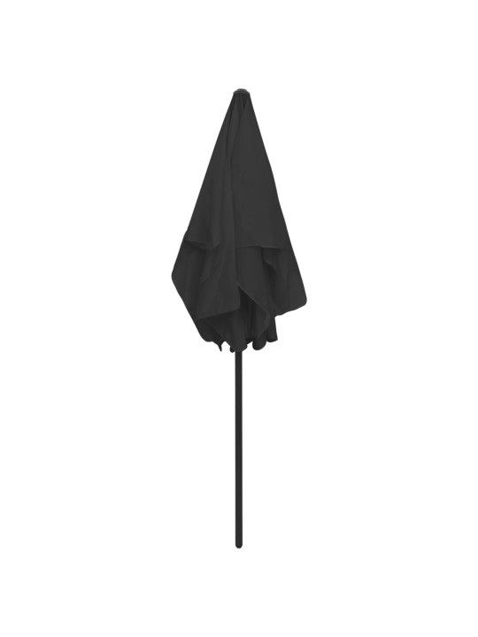 Pludmales saulessargs, 180x120 cm, melns