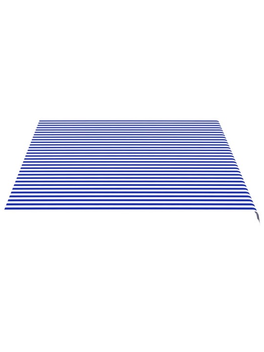 Nojumes maiņas jumts, zils ar baltu, 4,5x3,5 m