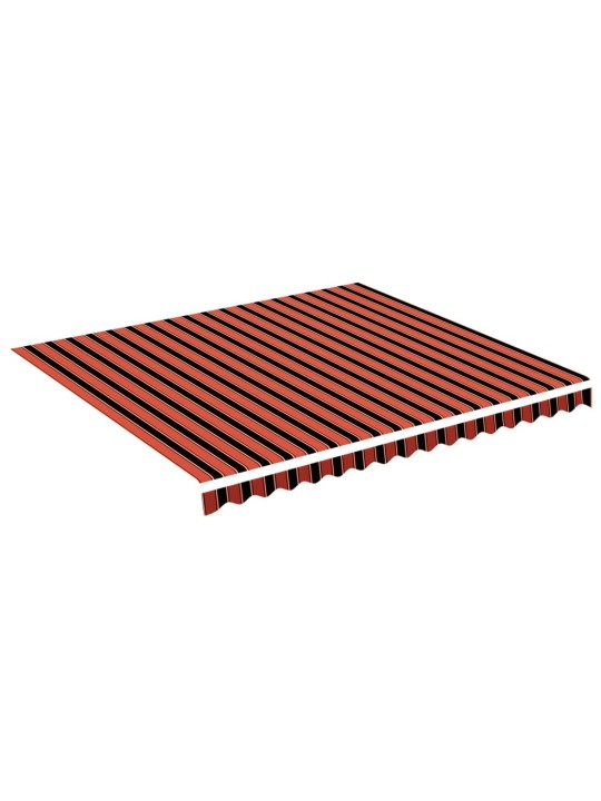Nojumes maiņas jumts, oranžs ar brūnu, 4x3,5 m