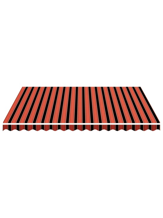 Nojumes maiņas jumts, oranžs ar brūnu, 4x3,5 m
