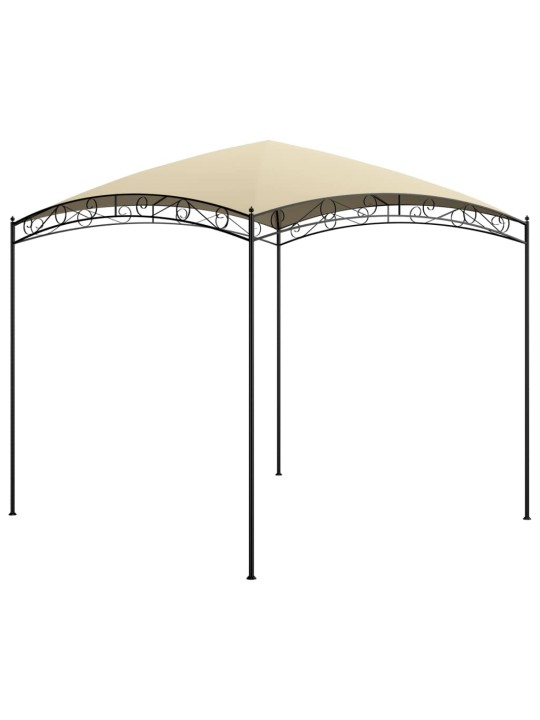 Dārza nojume, 3x3x2,65 m, krēmkrāsas, 180 g/m²