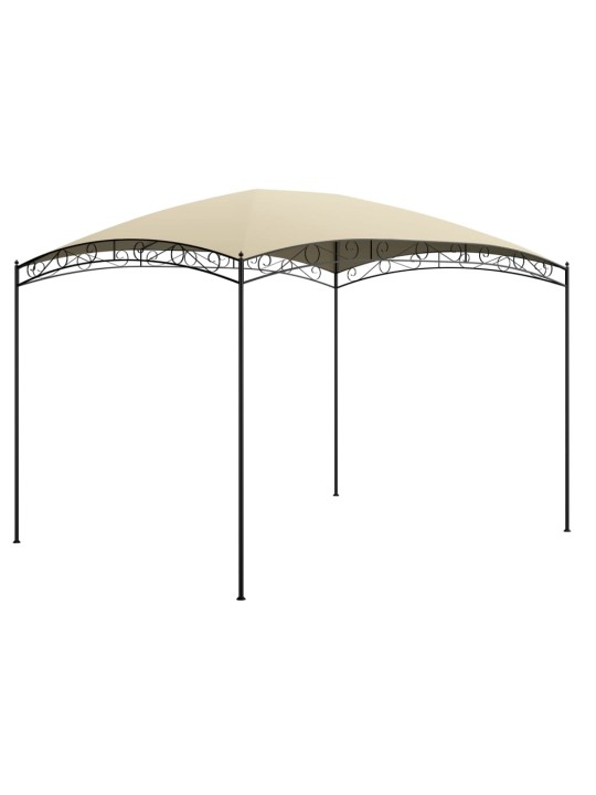 Dārza nojume, 3x4x2,65 m, krēmkrāsas, 180 g/m²