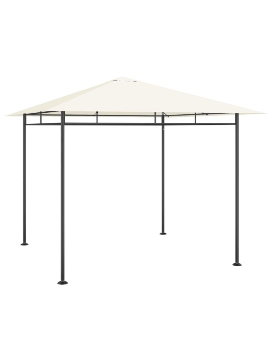 Dārza nojume, 3x3x2,7 m, krēmkrāsas, 180 g/m²