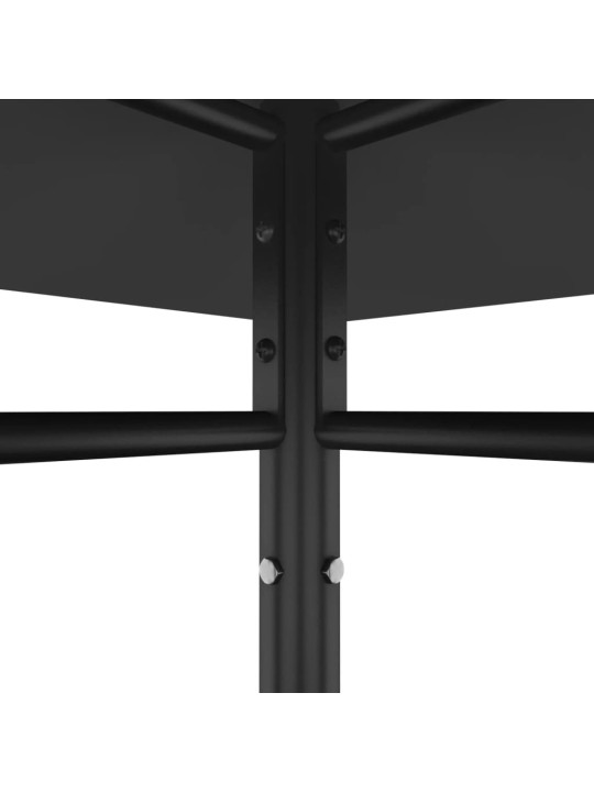 Dārza nojume, 3x3x2,7 m, antracītpelēka, 180 g/m²