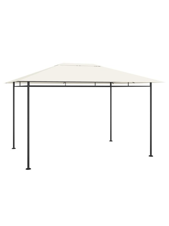 Dārza nojume, 384x281x270 cm, krēmkrāsas, 180 g/m²
