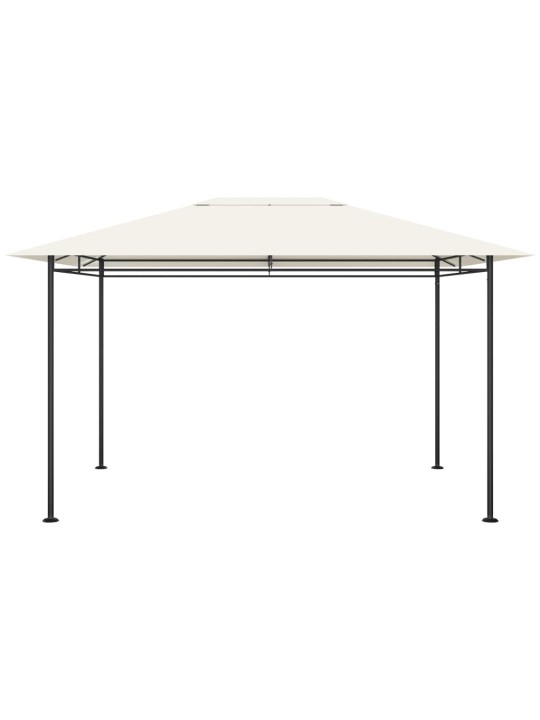 Dārza nojume, 384x281x270 cm, krēmkrāsas, 180 g/m²