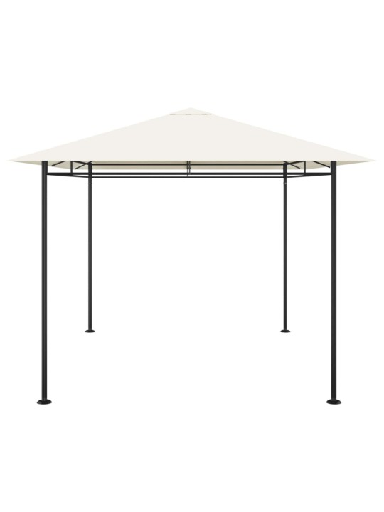 Dārza nojume, 384x281x270 cm, krēmkrāsas, 180 g/m²