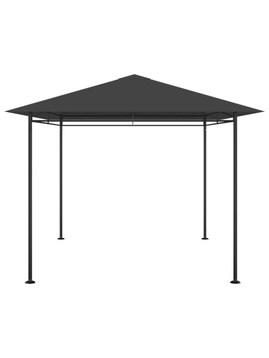 Dārza nojume, 384x281x270 cm, antracītpelēka, 180 g/m²