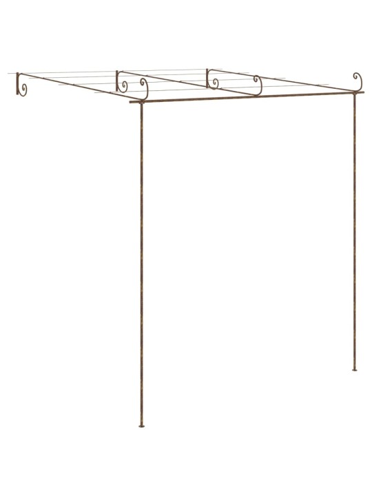 Dārza paviljons, 3x3x2,5 m, antīki brūna dzelzs