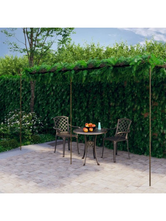 Dārza paviljons, 6x3x2,5 m, antīki brūna dzelzs