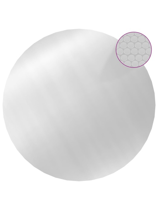 Baseina pārklājs, 381 cm, pe, sudraba krāsā