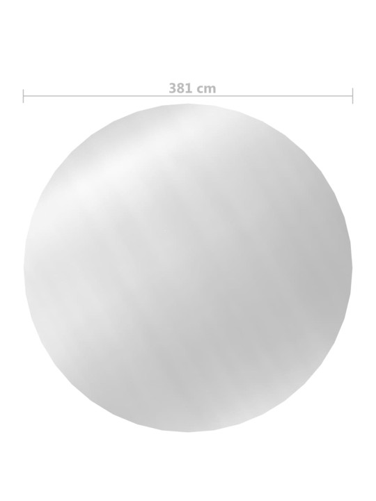 Baseina pārklājs, 381 cm, pe, sudraba krāsā