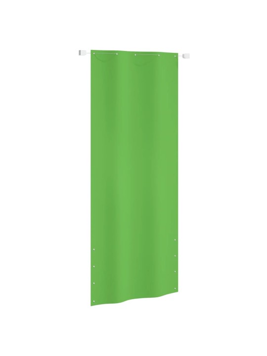 Balkona aizslietnis, 100x240 cm, gaiši zaļš oksforda audums