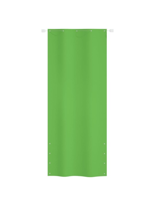 Balkona aizslietnis, 100x240 cm, gaiši zaļš oksforda audums