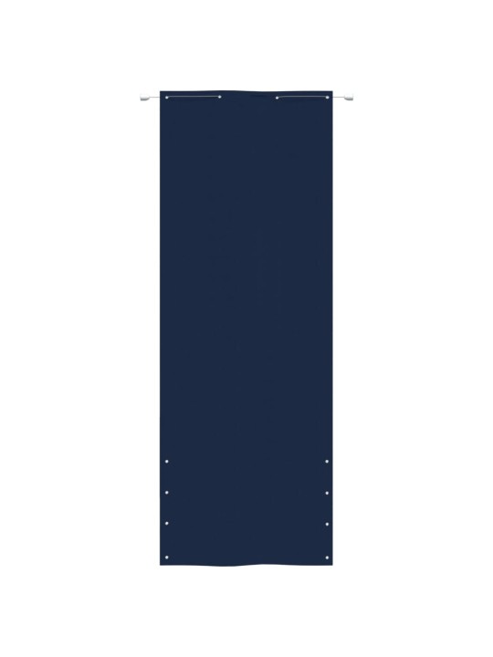 Balkona aizslietnis, 80x240 cm, zils oksforda audums